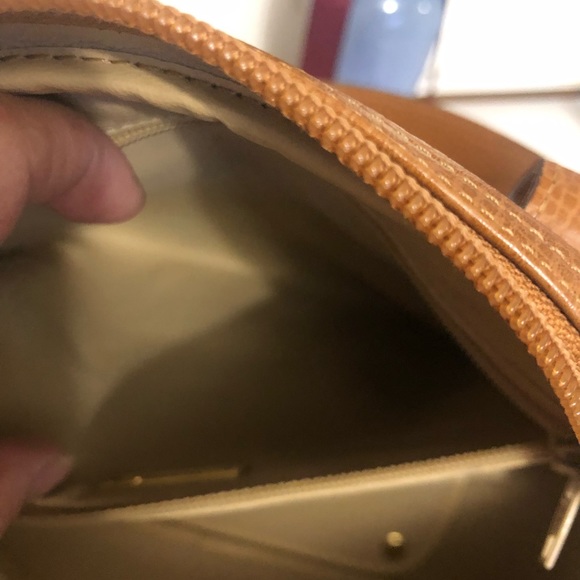 Authentic RARE CHRISTIAN DIOR Iguana embossed leather handbag - Picture 11 of 12